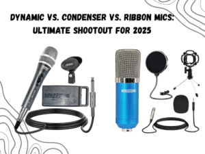 dynamic vs condenser vs ribbon mics