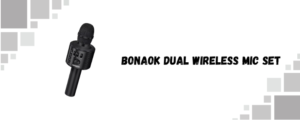 Bonaok Dual Wireless Mic Set