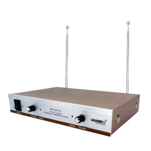 5Core Wireless Microphones w 2 Headset Portable Mini Microfono Inalambricos + Receiver 165ft Range