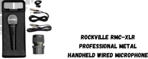 Rockville RMC-XLR Professional Metal Handheld Wired Microphone
