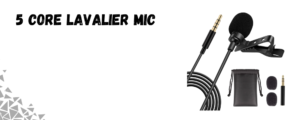 The image shows 5 core lavalier mic