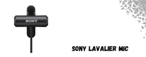 The image shows the sony lavalier mic
