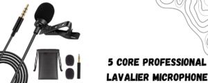 5 Core Professional Lavalier Microphone 3.5mm Clip-On Mic 