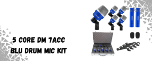The image shows 5 core drum mic kit