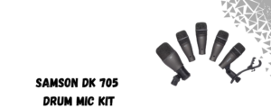 The image shows a samson dk 705 drum mic kit
