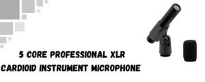 The image shows 5 core professional instrument microphone