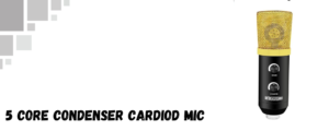 The image shows a 5 core condenser mic