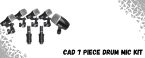 The image shows cad 7 piece drum mic kit